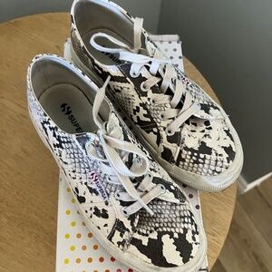 Snakeskin Superga’s